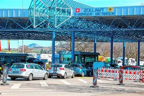 Schweizer Zollamt Thayngen / Bietingen – Grenzübergang Deutschland Schweiz